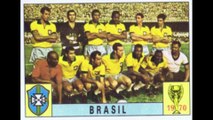 PANINI STICKERS WORLD CUP 1970 (BRAZIL NATIONAL FOOTBALL TEAM)