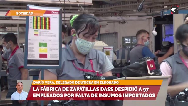 La fábrica de zapatillas Dass despidió a 97 empleados por falta de insumos importados