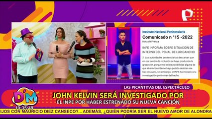 INPE abre investigación contra John Kelvin por presuntamente grabar canción en penal