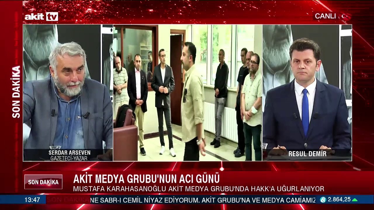 Mustafa Karahasanoğlu ağabey Akit Medya Grubu’ndan Hakk’a uğurlanıyor