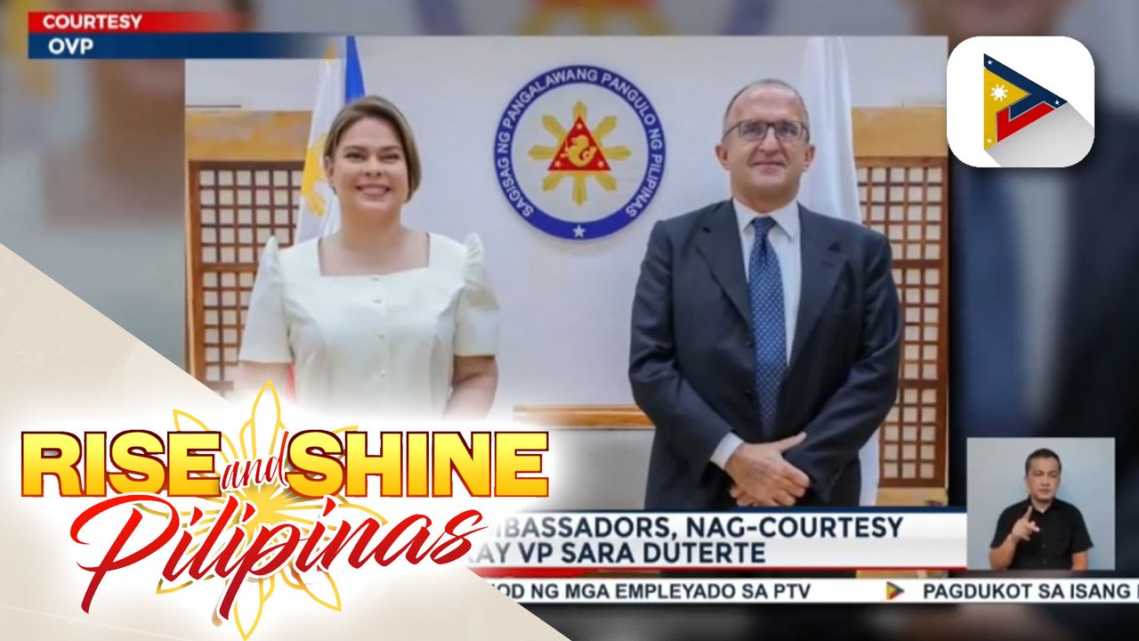 Ilang foreign Ambassadors, nag-courtesy call kay VP Sara Duterte