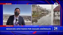 Arequipa: advierten no acudir a playas del sur por oleaje anómalo
