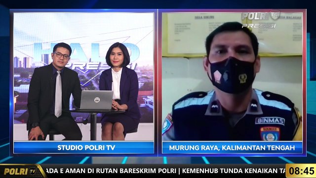 Live Dialog Bersama Bhabinkamtibmas Desa Jukin Barsel Terkait Perayaan Hut RI di Barito Kalimantan Tengah