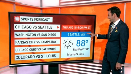 Your sports forecast for Aug. 18