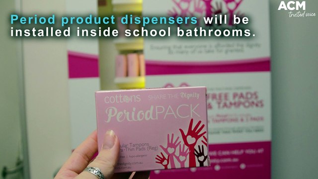 Period dispensing vending machines to be put into Queensland schools | August 18, 2022 | ACM