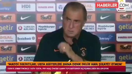 Fatih Terim yine gazetecilere çattı