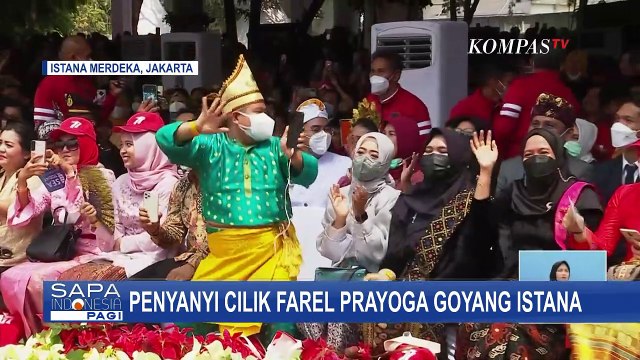 Presiden dan Para Menteri Berjoget dengan Lantunan Suara Farel prayoga Nyanyikan Ojo Dibandingke