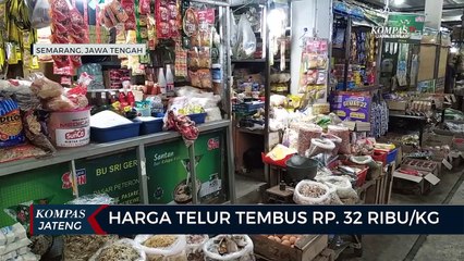 Harga Telur Tembus Rp 32.000 Per Kilogram
