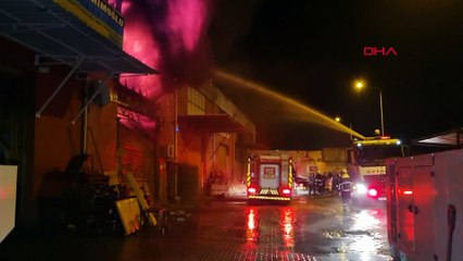 Depoda yangın çıktı: 2 yaralı