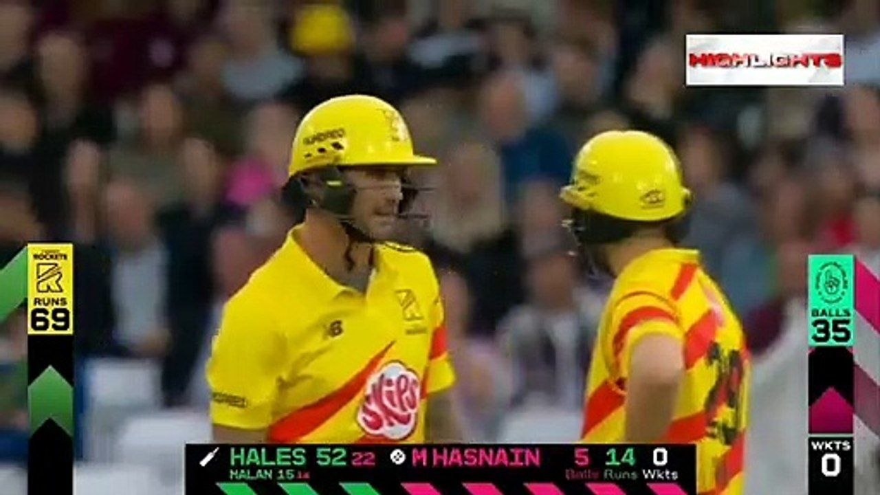 The Hundred Mens Competition 2022 | Match 17 Highlights | Trent Rockets vs Oval Invincibles