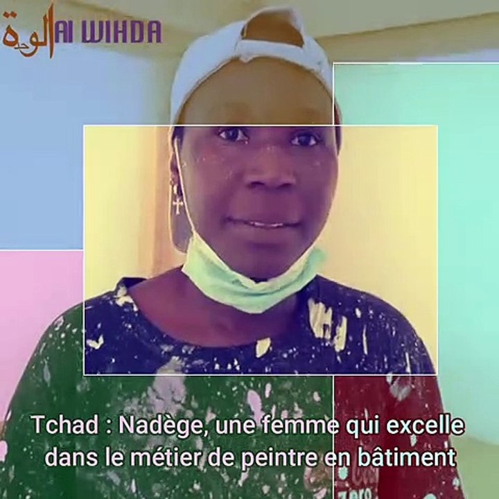 Tchad: Nadège, une femme qui excelle dans le métier de peintre en bâtiment
