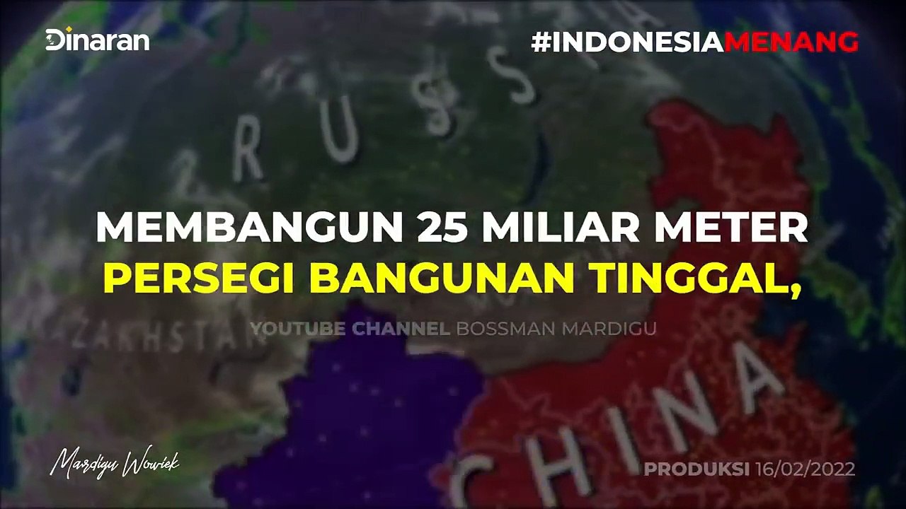 THE TAIL OF 50 CITIES, MEMBANGUN 50 DESA MENJADI KOTA BERGEDUNG TINGGI TANPA UTANG! - Mardigu Wowiek