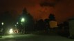 Noche de respiro para los bomberos en el incendio en Bejís, Castellón