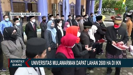 Jokowi Beri Hadiah Lahan 2.600 Hektar di Kawasan IKN untuk Unmul