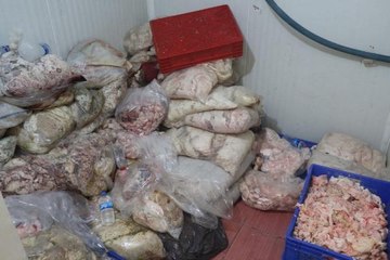 Elazığ haberi! ELAZIĞ'DA, DEPODA 800 KİLO BOZUK ET ELE GEÇİRİLDİ