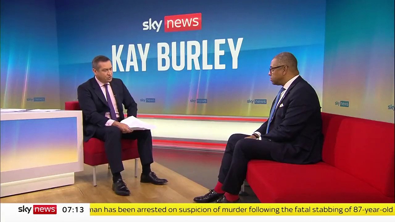 Education secretary, James Cleverly MP says the rail unions are 'holding commuters hostage' by taking part in "unfair and completely inappropriate" strikes