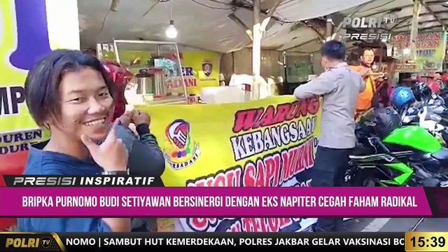 PRESISI INSPIRATIF : Bripka Purnomo Budi Setiyawan Kasubnit Bhabinkamtibmas Polrestabes Semarang Menekan Faham Radikal Dan Terorisme Dalam Rangka Kamdagri (3/4)