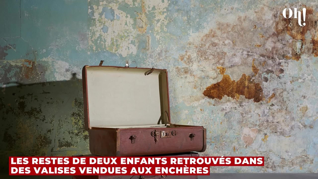 Les squelettes de deux enfants retrouvés dans des valises vendues aux enchères