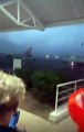 Images impressionnantes à l'aéroport d'Ajaccio touché peu après 8h par des rafales jusque 131 km/h