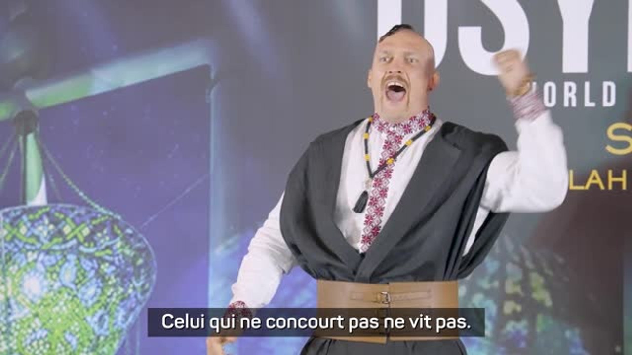 Poids lourds - Usyk : "Nous sommes nés pour nous battre"