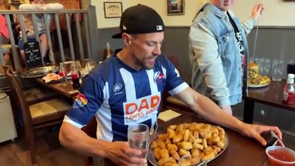 Model v Food and Scott Eats take on food challenge