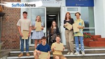 Thurston A-level results: Students celebrate