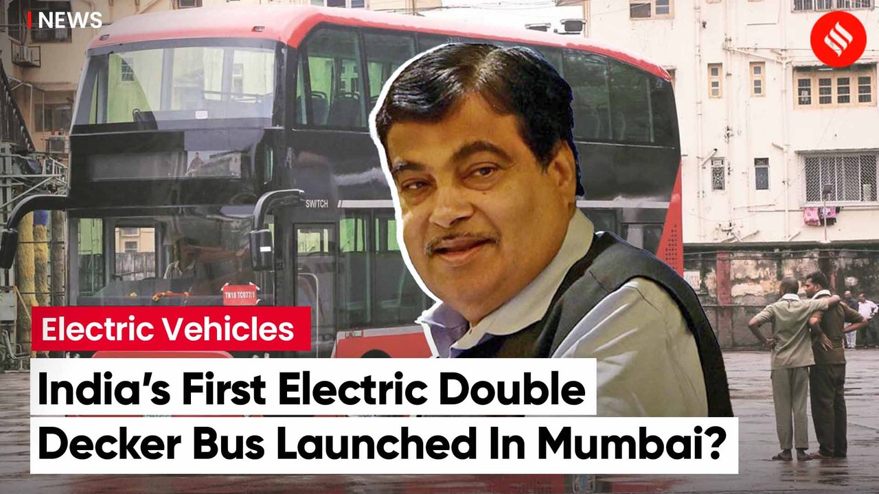 Union Minister Nitin Gadkari Launches India’s First Double Decker Bus In Mumbai