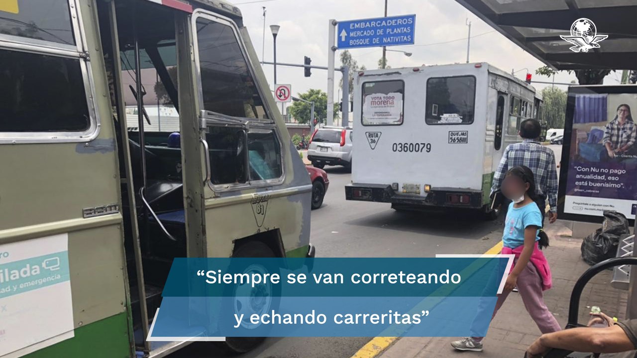 Extinguen Ruta 81 tras accidente en Xochimilco