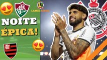 LANCE! Rápido: Corinthians renasce, Flu busca resultado e Fla passa com golaço na Copa do Brasil!