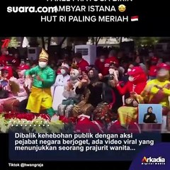 Di balik Viral Pejabat Berjoget di Istana Negara, Ada Prajurit Wanita yang Bertahan untuk Tak Jatuh Pingsan