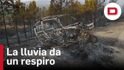 La lluvia sale al rescate de los incendios de Alicante y Castellón y sofoca las llamas