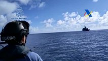 Interceptado en alta mar un narco-velero que ocultaba cocaína en dobles fondos