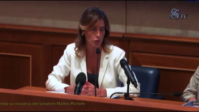 Giustizia, Boschi: separazione carriere toghe resta importante