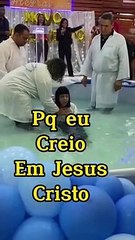 Kerollen e Nancy são batizadas nas águas