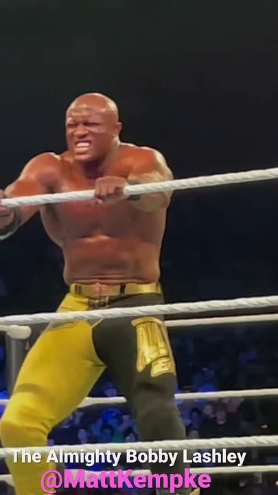 The Almighty Bobby Lashley destroys The Miz!!! #wwe #bobbylashley #themiz