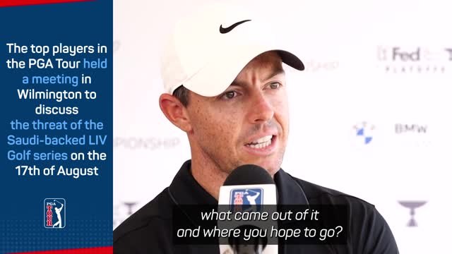 Mcilroy praise 'hero' Tiger Woods after meeting to discuss LIV Golf