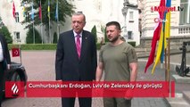 Cumhurbaşkanı Erdoğan, Lviv'de Zelenskiy ile görüştü