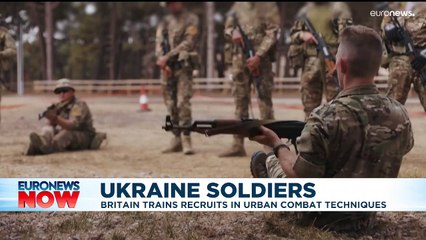 British army trains Ukrainian soldiers in urban combat techniques