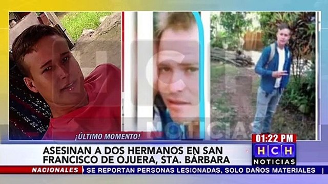 Dos hermanos son asesinados en San Francisco de Ojuera, Santa Bárbara
