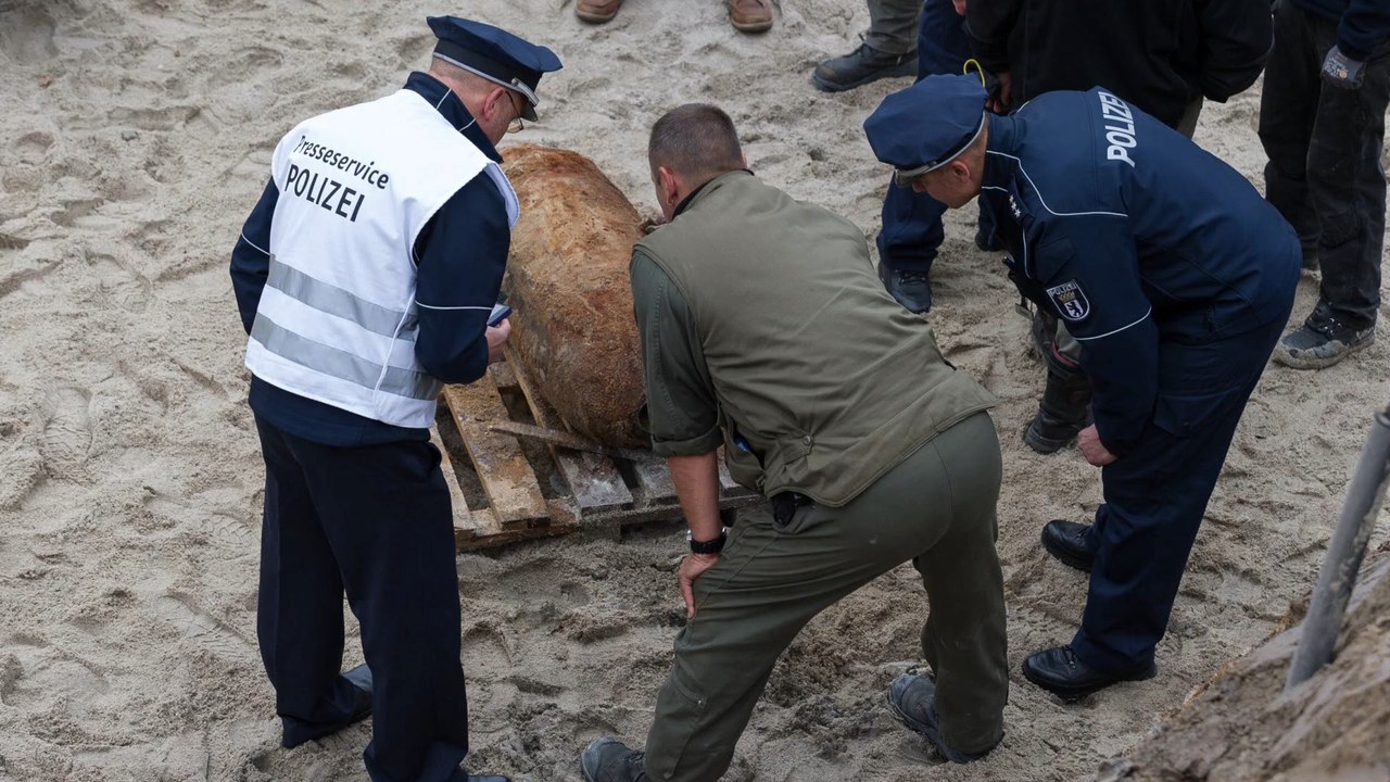 500 Kilo: Weltkriegsbombe in Berlin gefunden