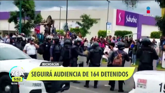 Trasladan a integrantes de Pueblos Unidos detenidos a penal de Morelia