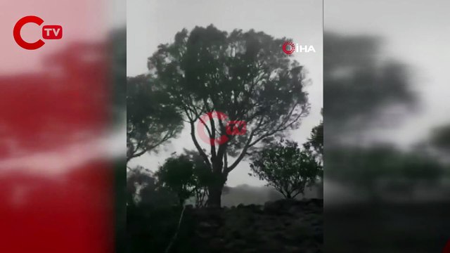 Fransa'da fırtına havalimanını birbirine kattı