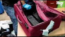 ¡En dos maletas! Hombre transportaba paquetes de cocaína para Nueva Jersey