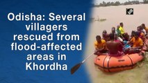 Several villagers rescued from flood-affected areas in Khordha, Odisha