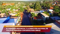 El Gobierno provincial y la Dirección Nacional de Vialidad firmaron convenios para obras