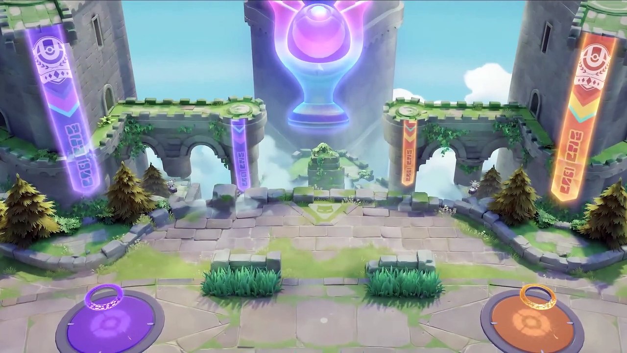 Pokémon UNITE - Présentation de la carte "Theia Sky Ruins"