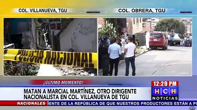 ¡Asesinan a Marcial Martínez! otro dirigente del Partido Nacional en col. Villa Nueva (1)
