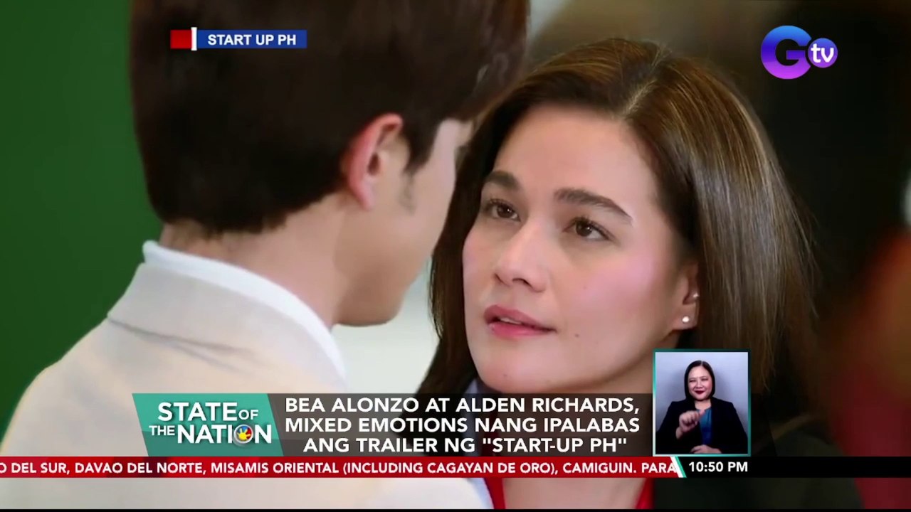Bea Alonzo at Alden Richards, mixed emotions nang ipalabas ang trailer ng "Start-Up PH" | SONA