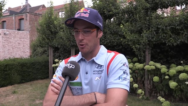 Thierry Neuville en interview avant le rallye d’Ypres