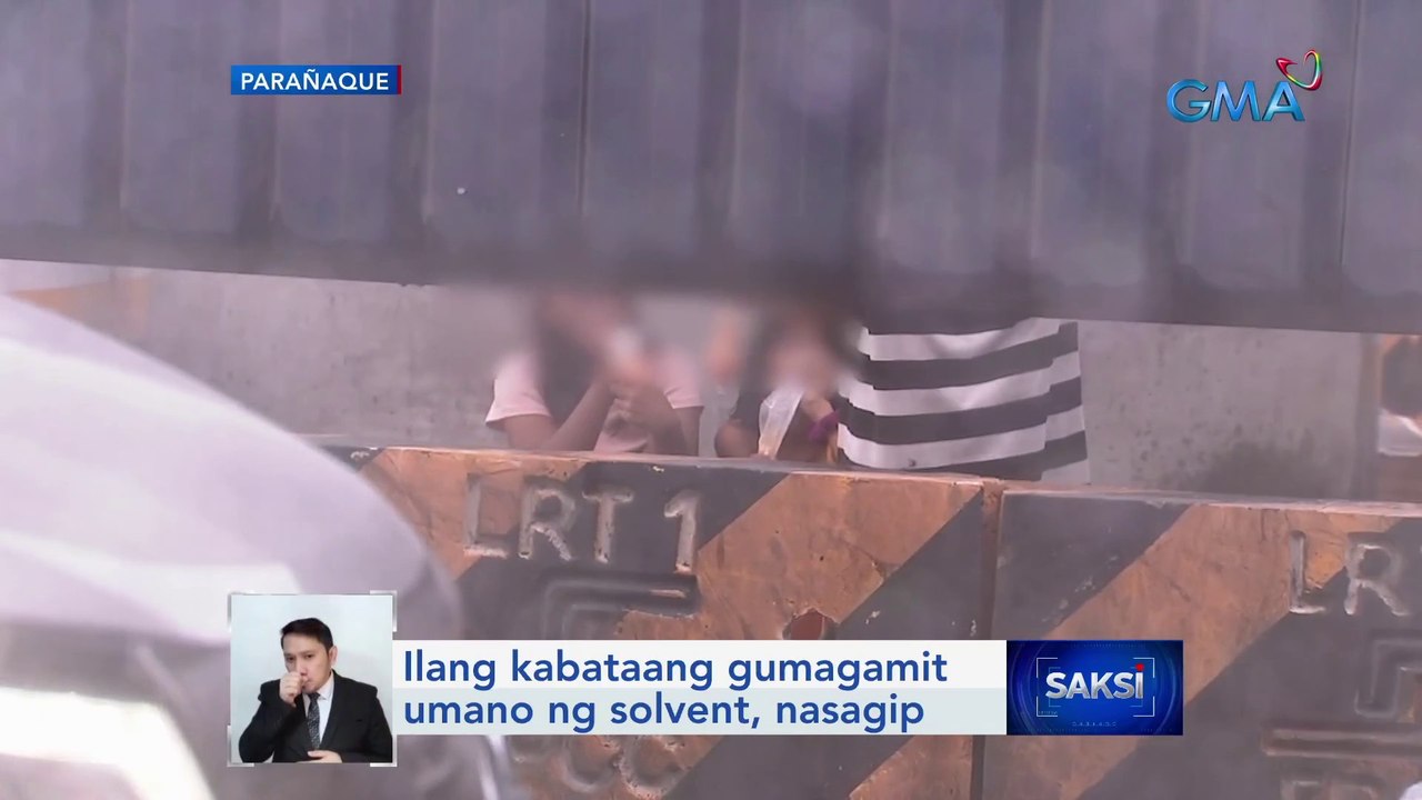 Ilang kabataang gumagamit umano ng solvent, nasagip | Saksi